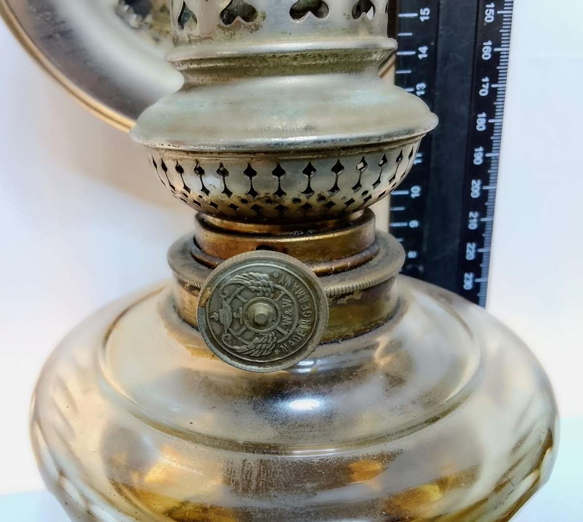Beautiful vintage/antique Wild&Wessel oil lamp