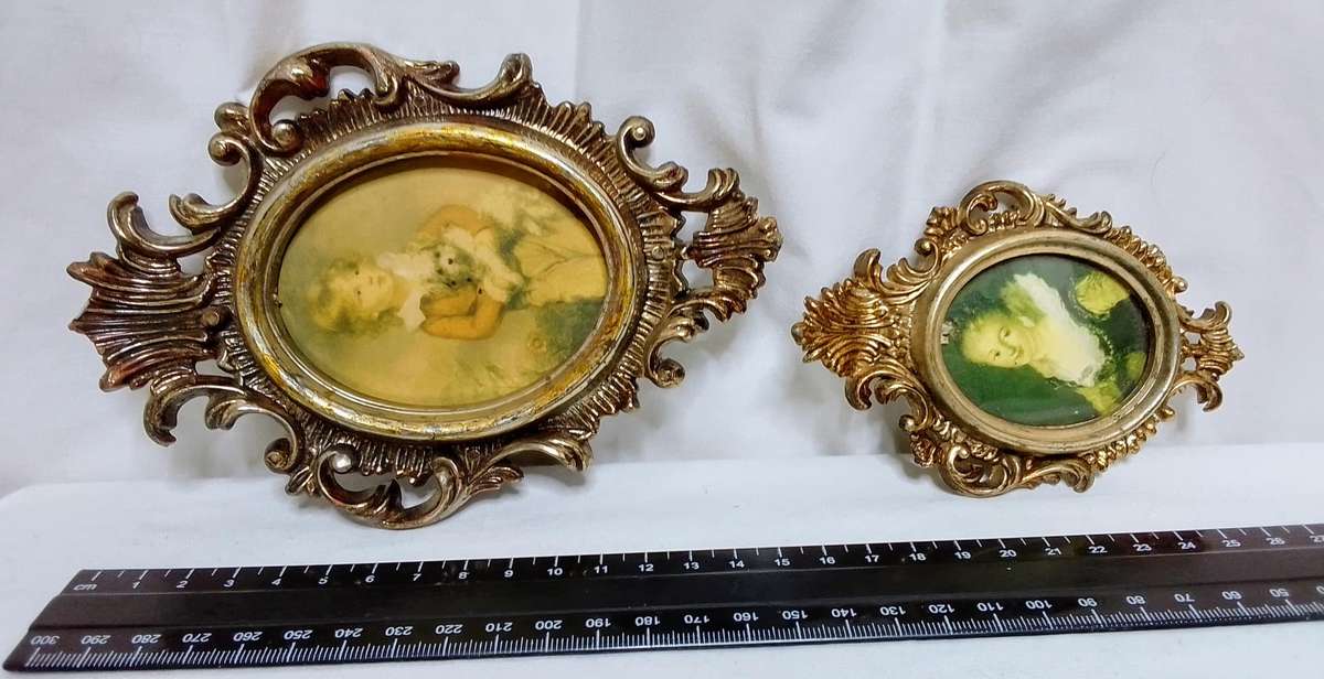 Four beautiful vintage framed pictures