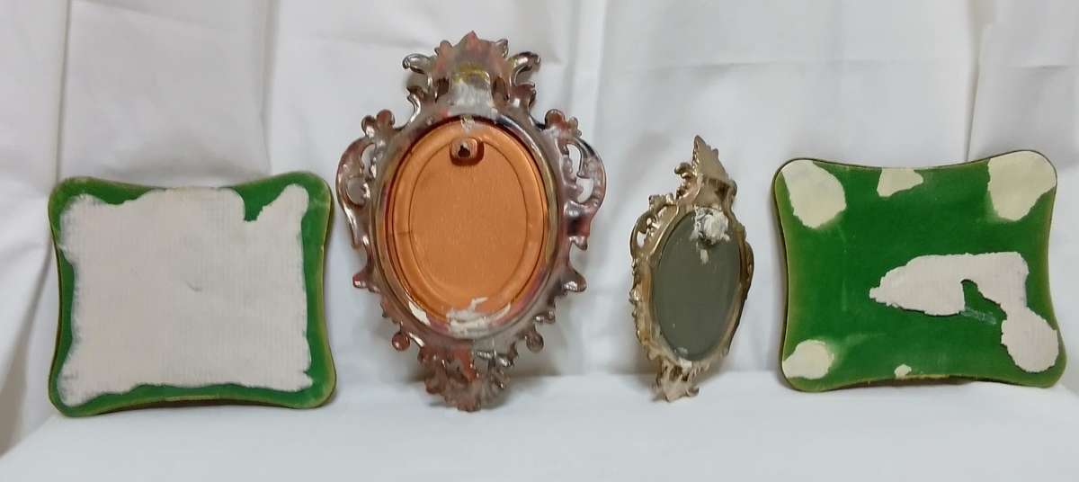 Four beautiful vintage framed pictures