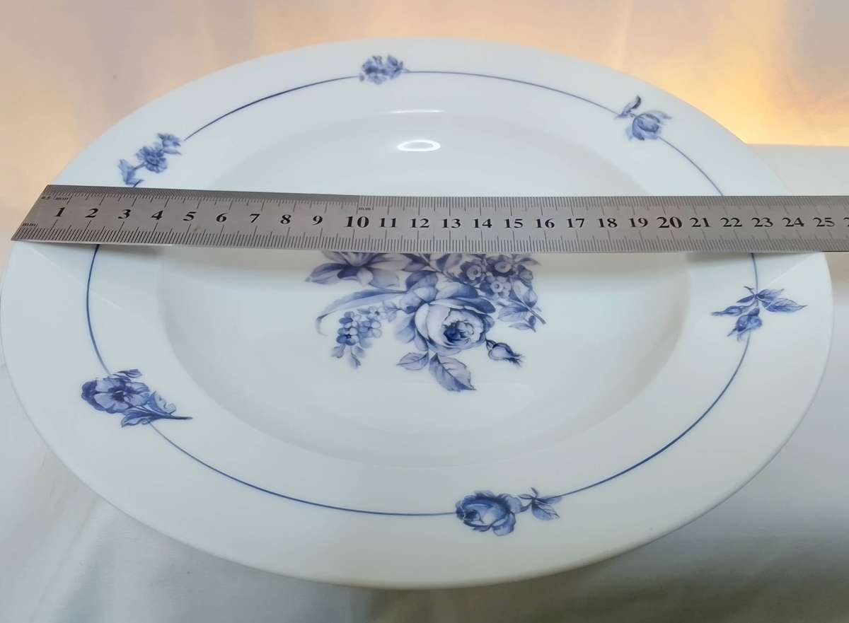 One vintage Vista Alegre soup plate (Portugal)