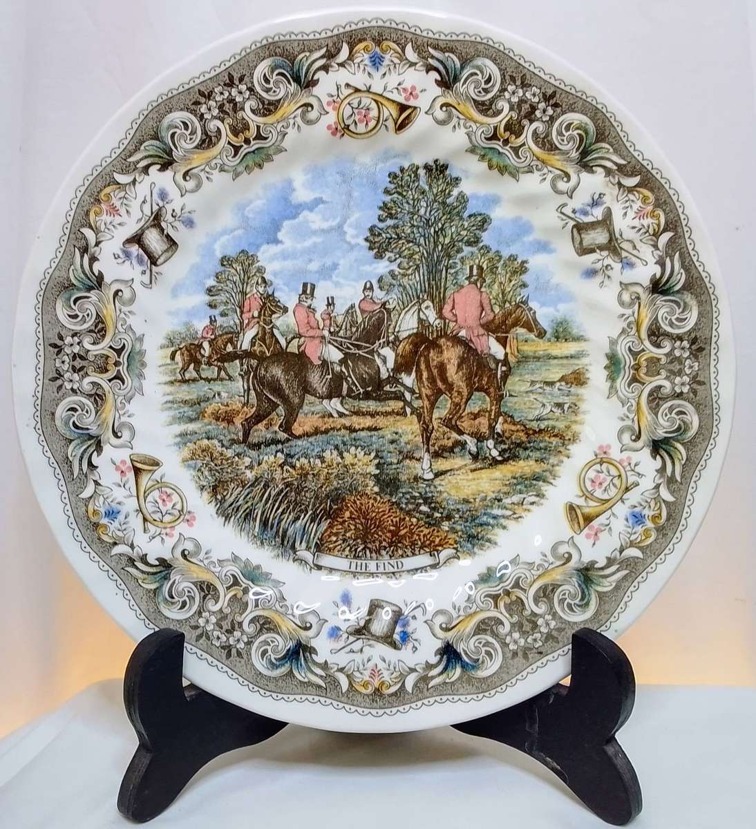 Set of 4 vintage decorative plates by Churchill - Hunting Scenes by J F Herring