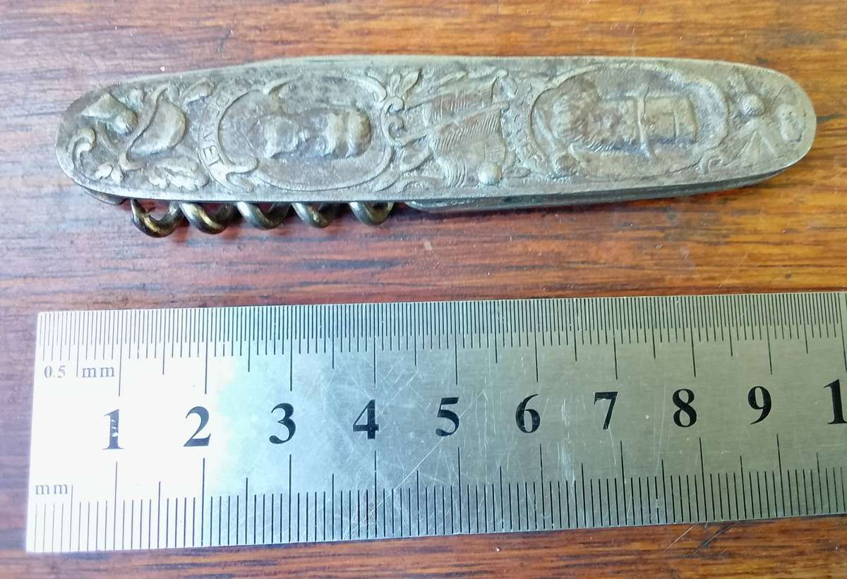 Antique German made Okapi "Paul Kruger and de Wet" two blade pocket