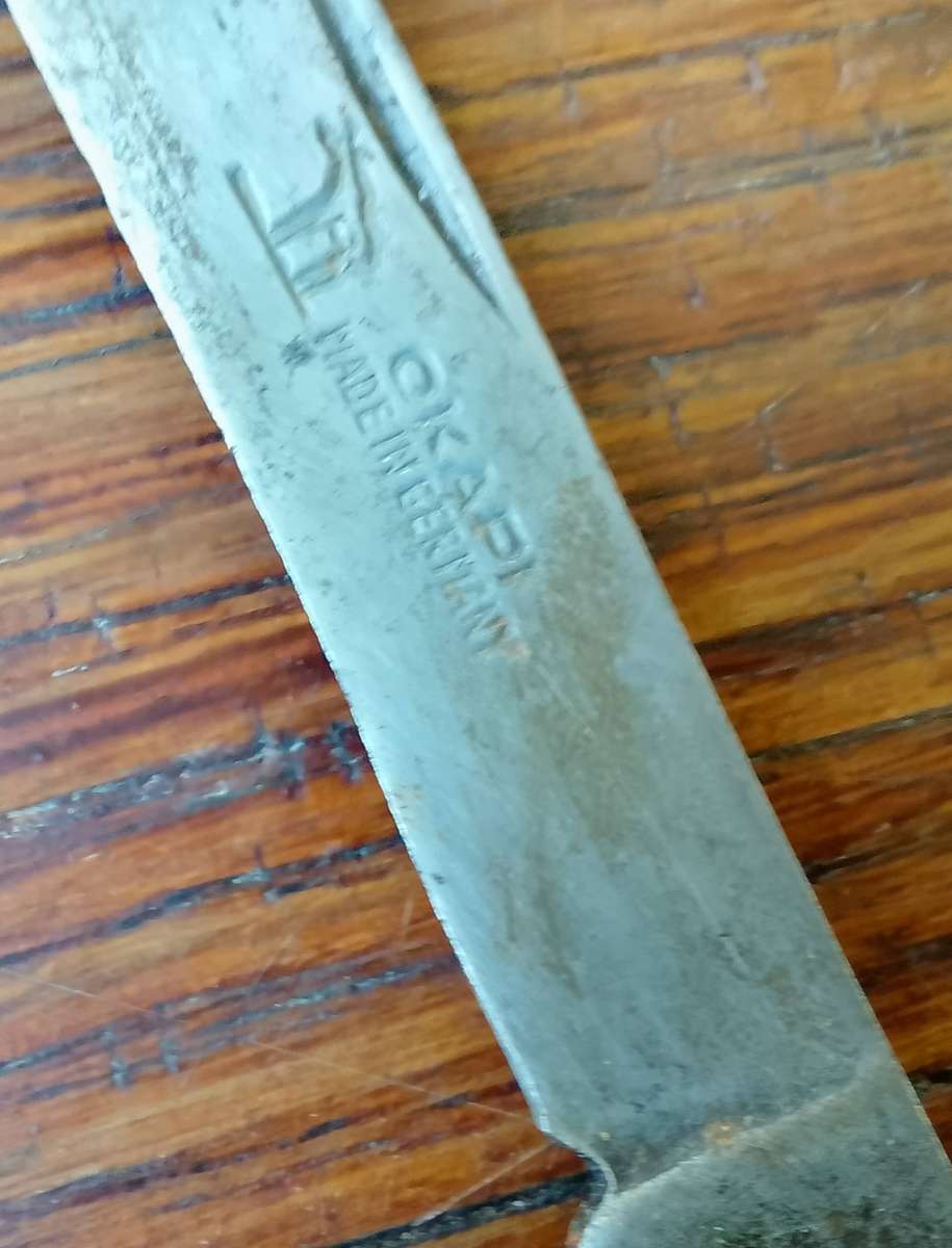 Antique German made Okapi "Paul Kruger and de Wet" two blade pocket