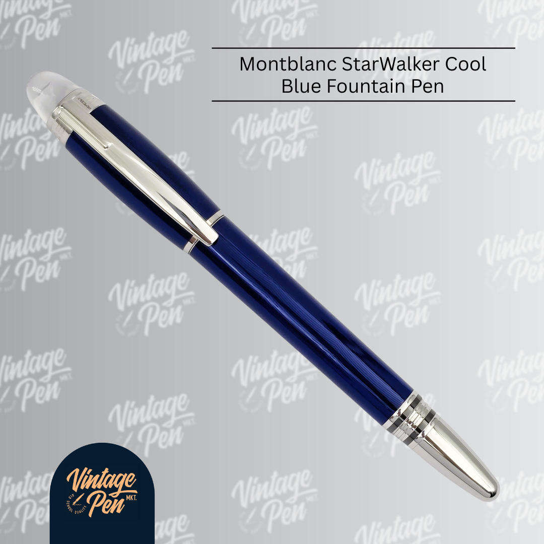 Montblanc StarWalker Cool Blue Fountain Pen