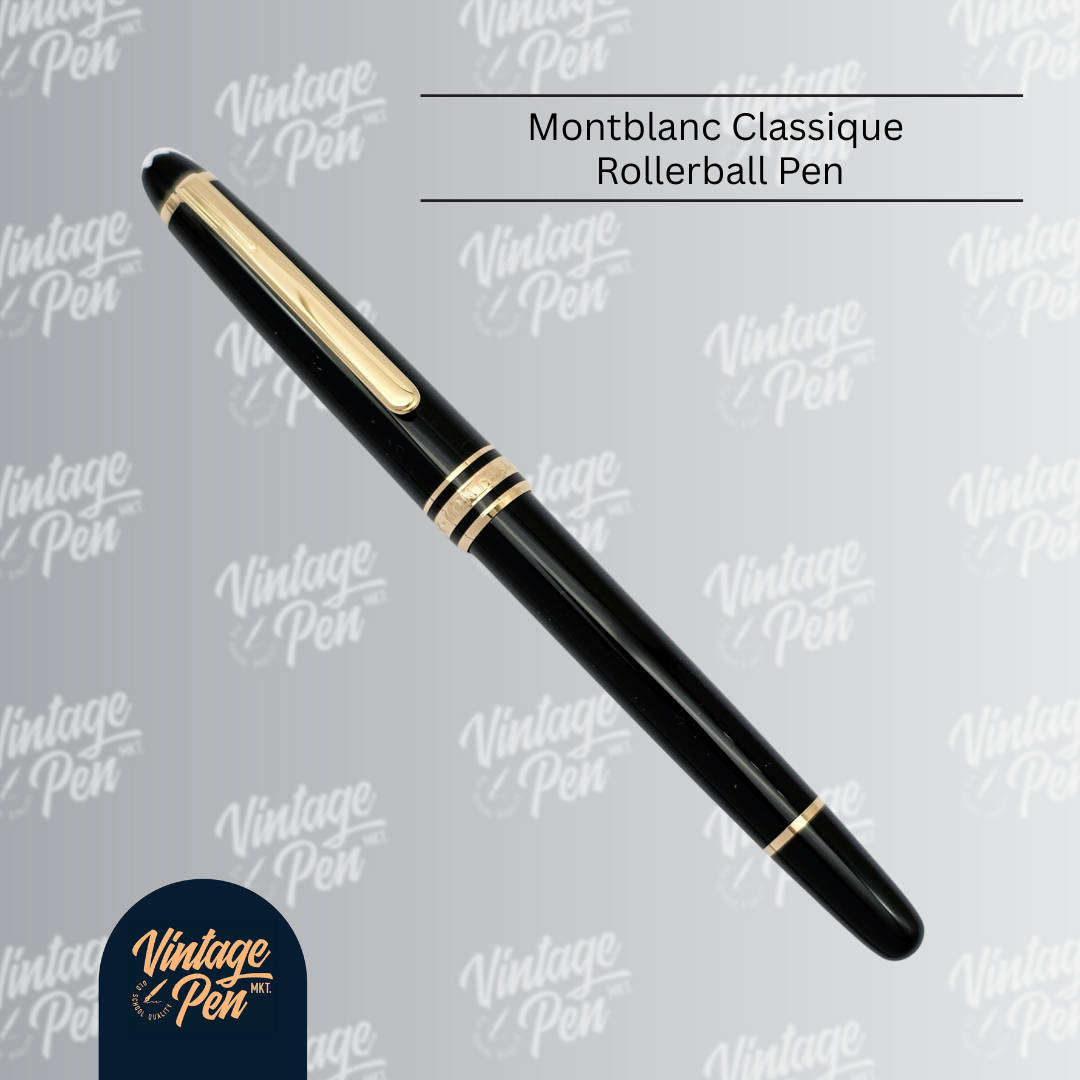 Montblanc Classique Rollerball Pen Gold Finish