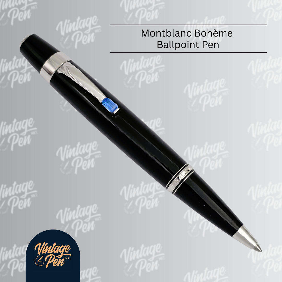 Montblanc Bohème Ballpoint Pen. Blue Stone.