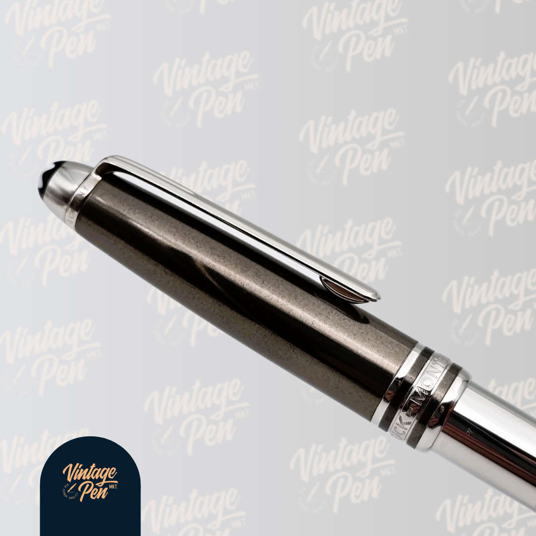 Montblanc Solitaire Hematite Steel Fountain Pen