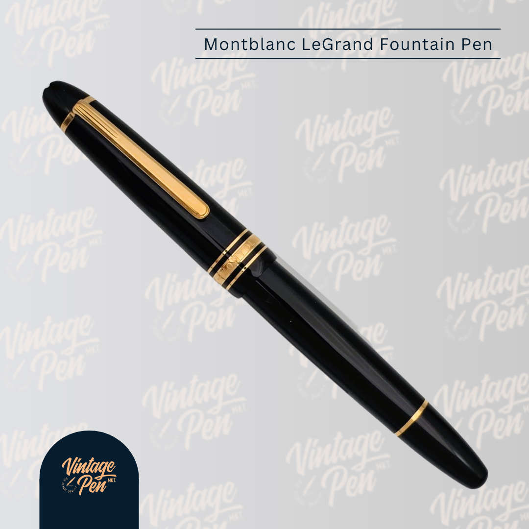 Montblanc LeGrand Fountain Pen Gold Finish