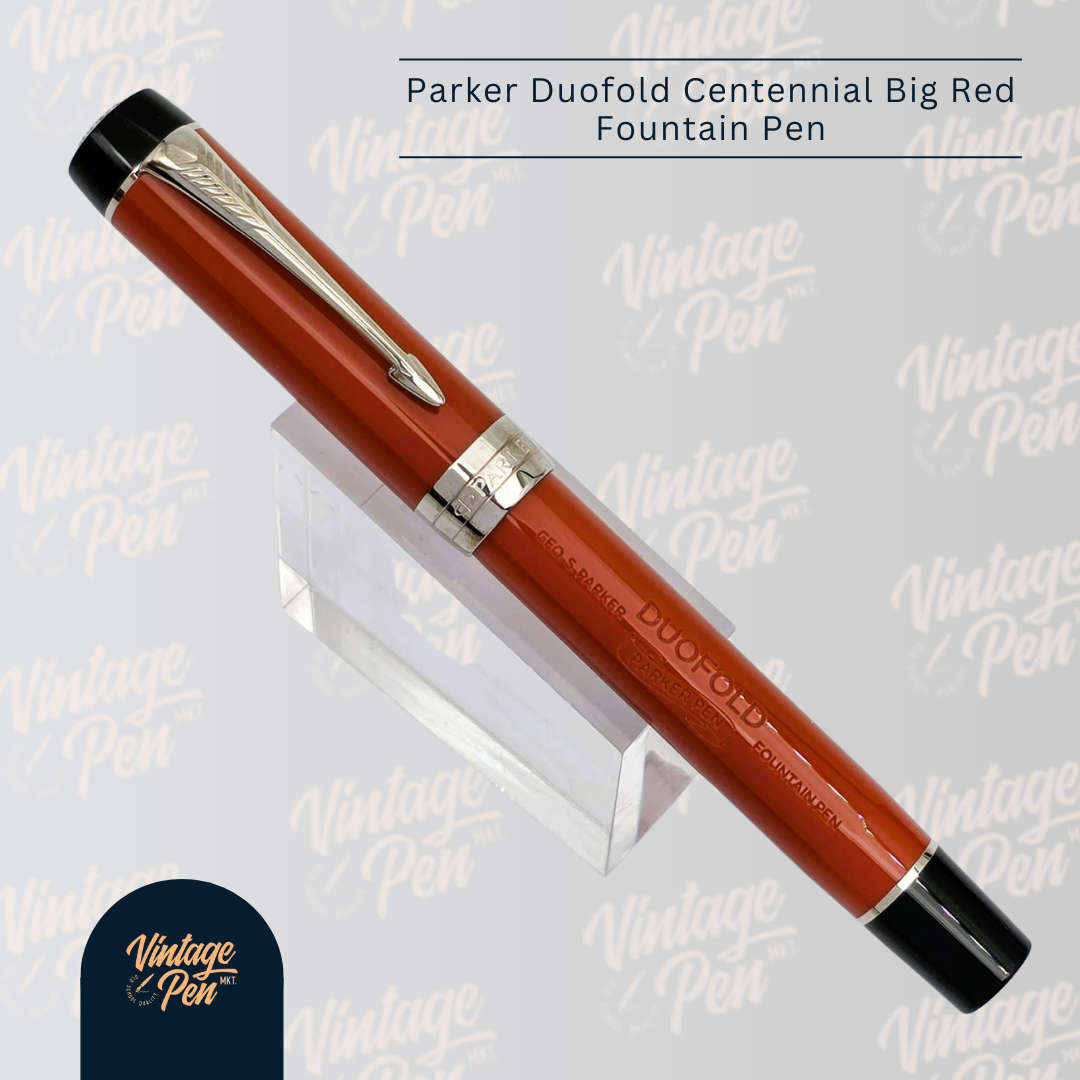 Parker Duofold Centennial Big Red Fountain Pen