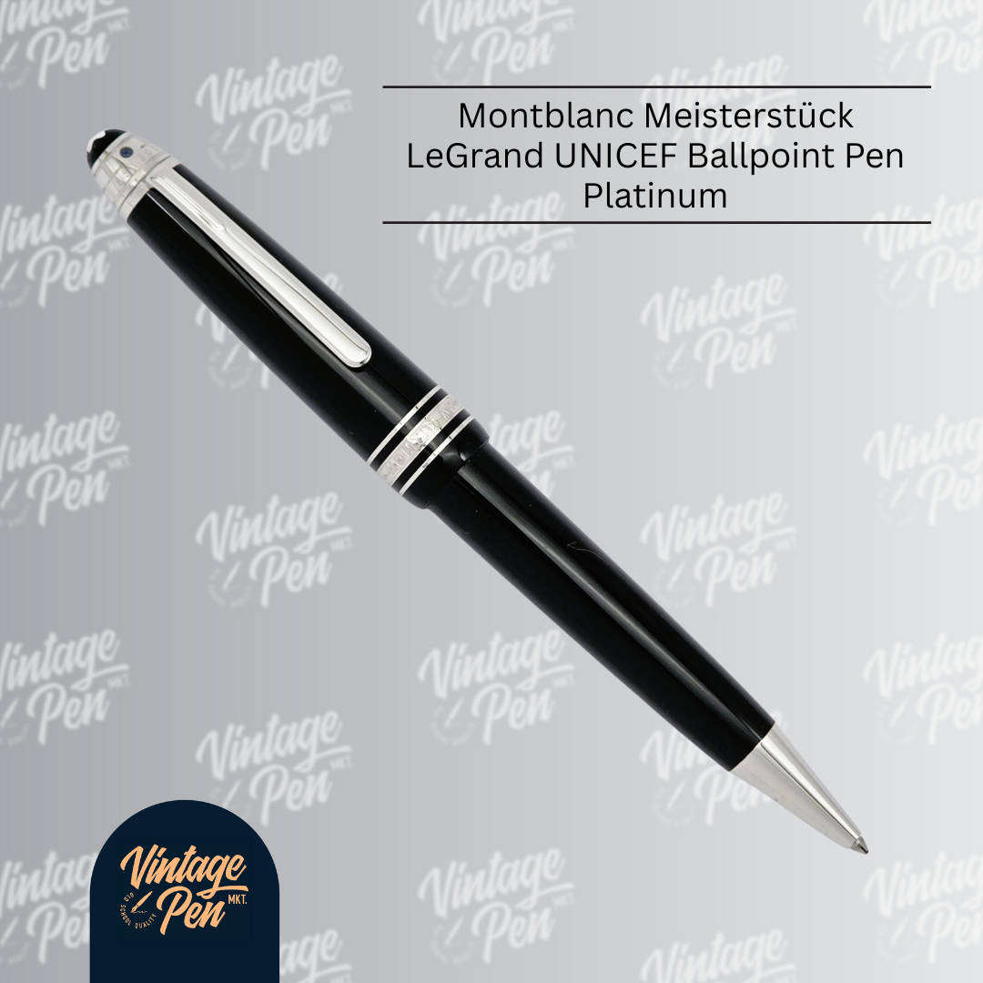 Montblanc LeGrand UNICEF Platinum Ballpoint Pen (2013 Edition)