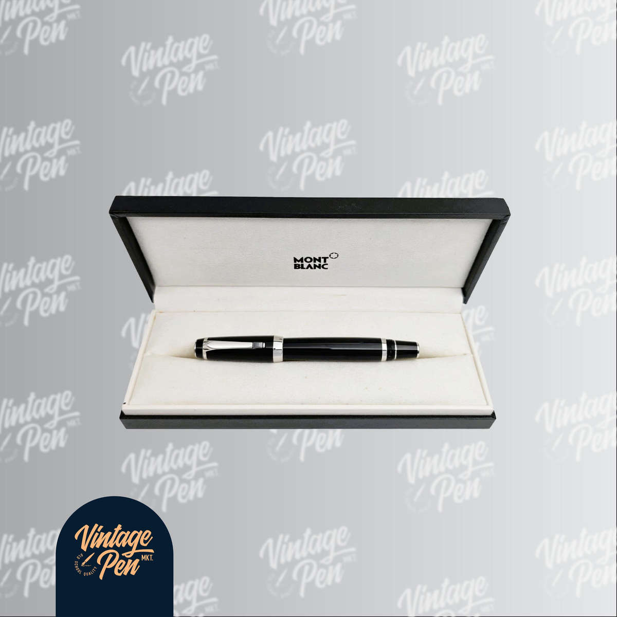 Montblanc Bohème Noir Rollerball Pen  Platinum Line