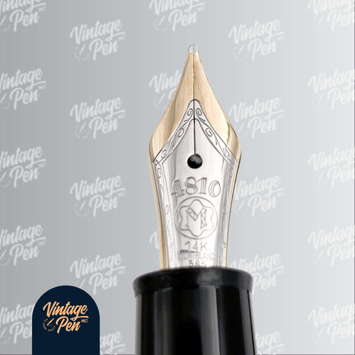 Montblanc Meisterstück Classique Fountain Pen - Platinum Finish