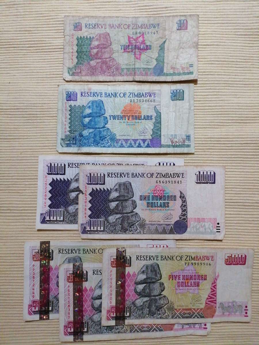 Zimbabwe dollars