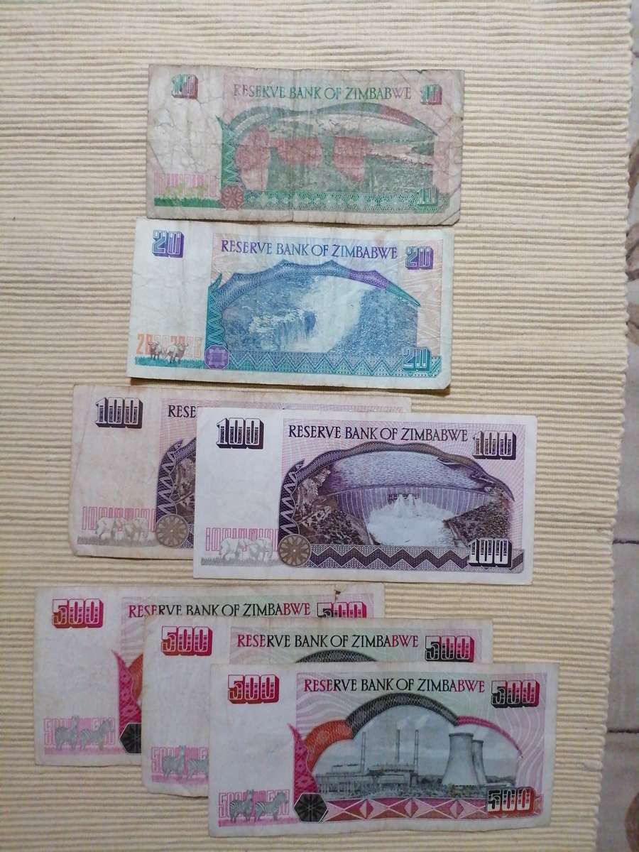 Zimbabwe dollars
