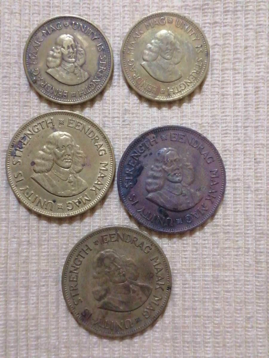 South Africa 1961 - 1c and 1/2c coin