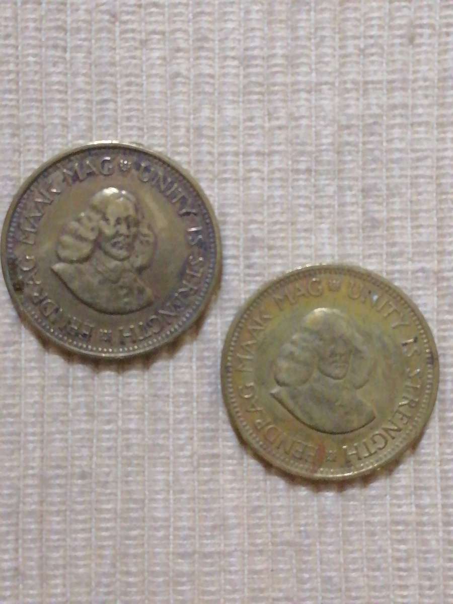 South Africa 1961 - 1c and 1/2c coin