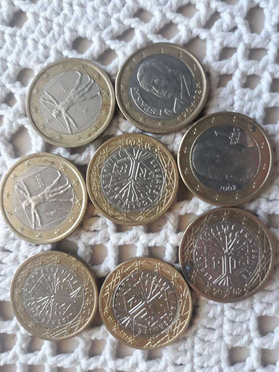 Euro Coin. 20 cents. 50 cents. 1 Euro. 2 Euro
