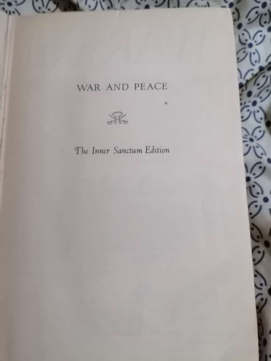 War and Peace by Leo Tolstoy