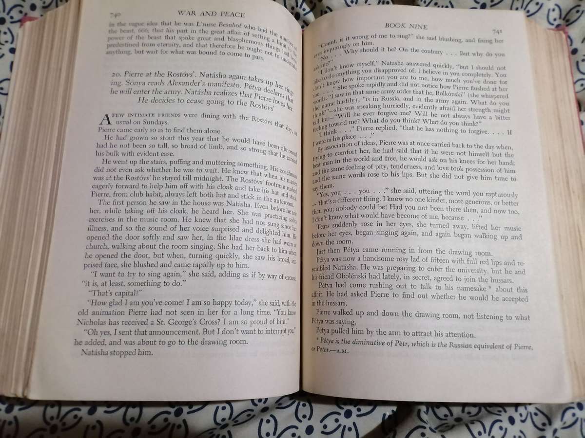 War and Peace by Leo Tolstoy