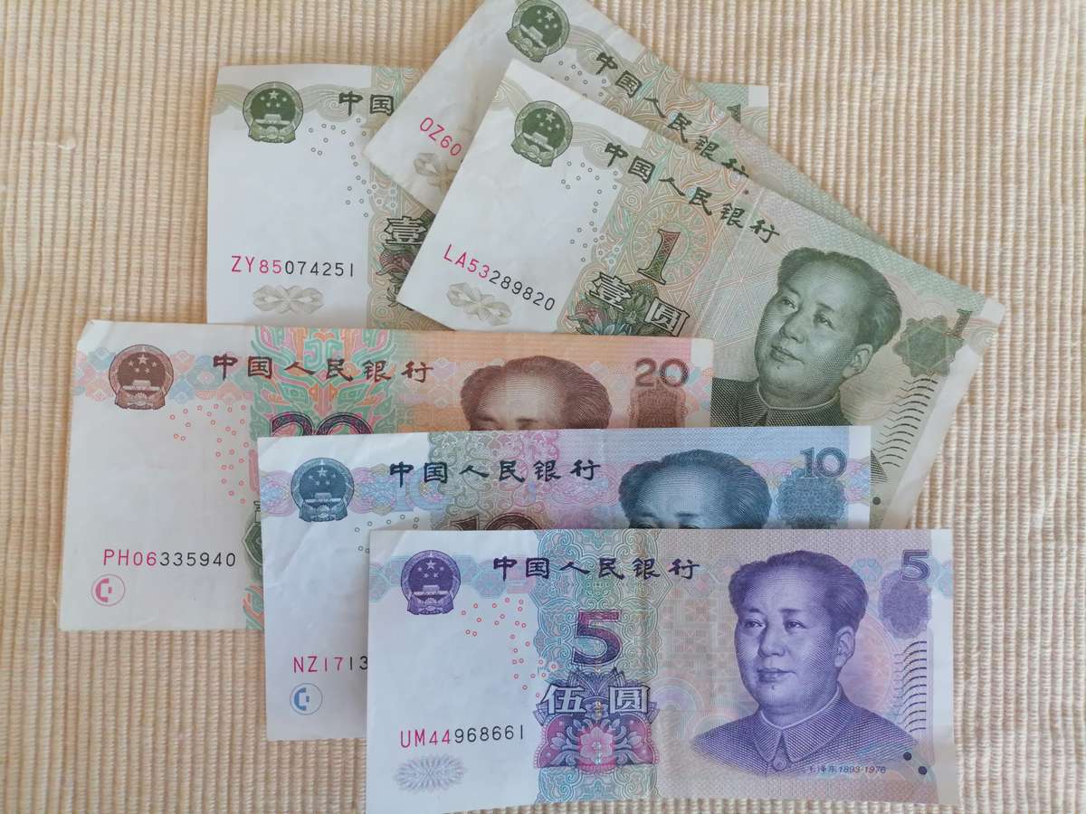 China Yuan notes