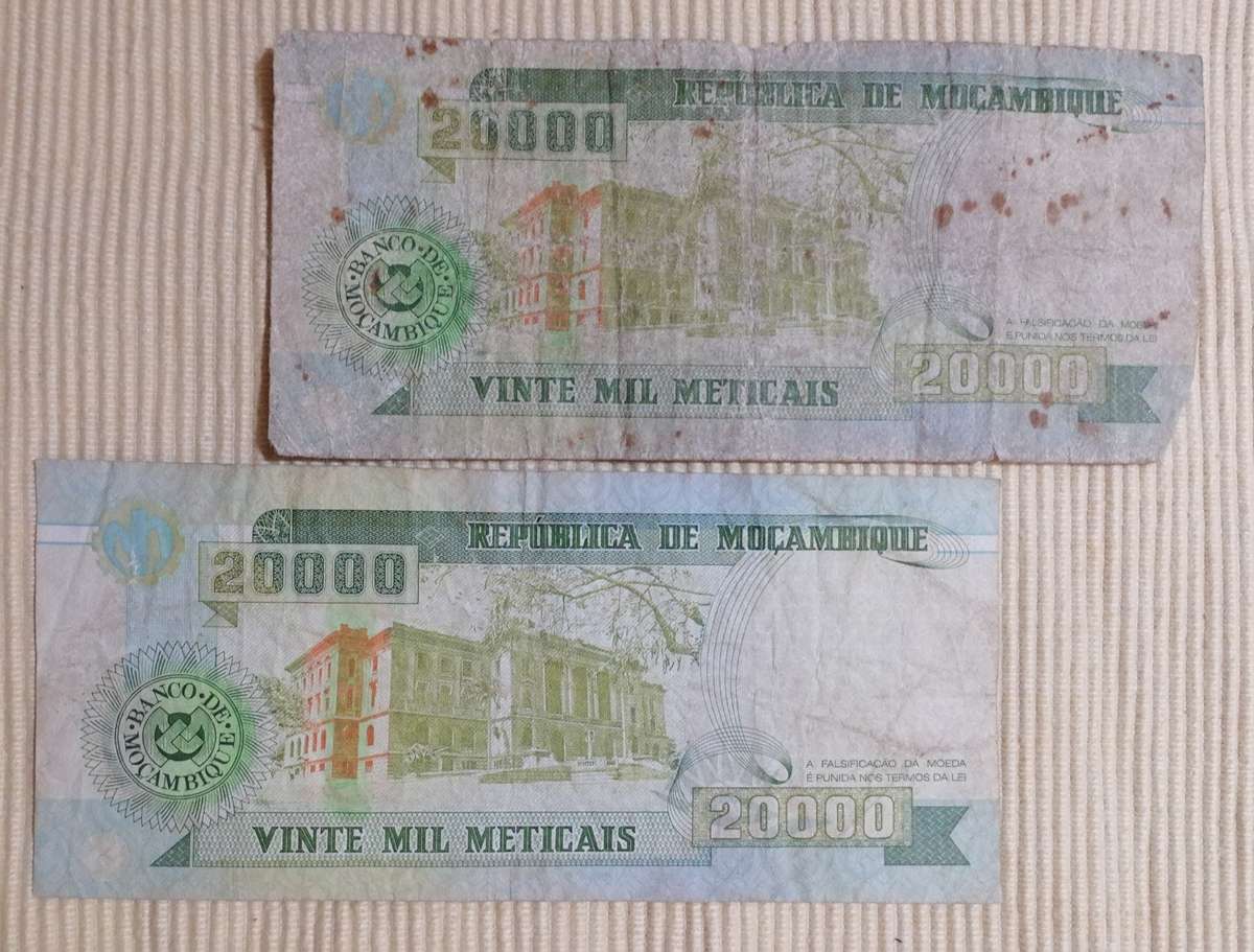 Mozambique Meticais 1990's