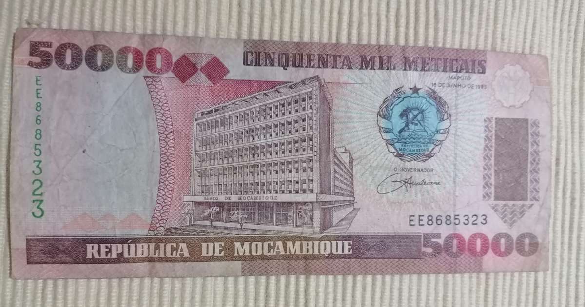Mozambique Meticais 1990's