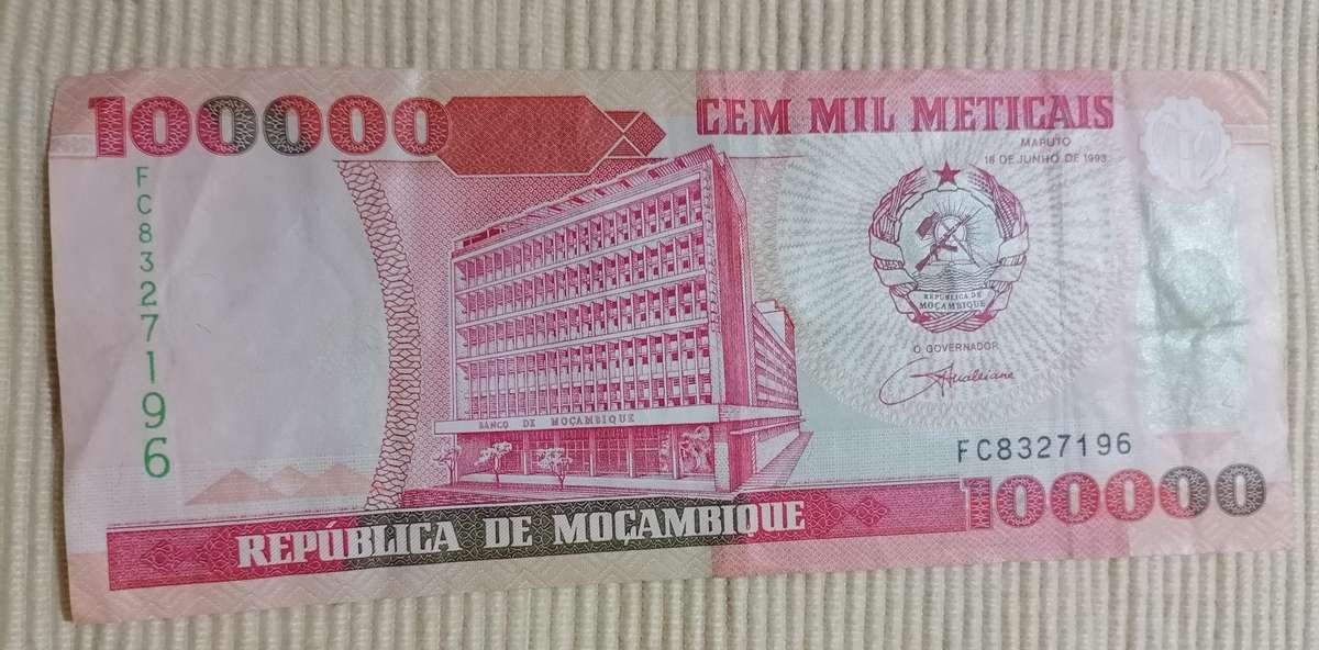 Mozambique Meticais 1990's
