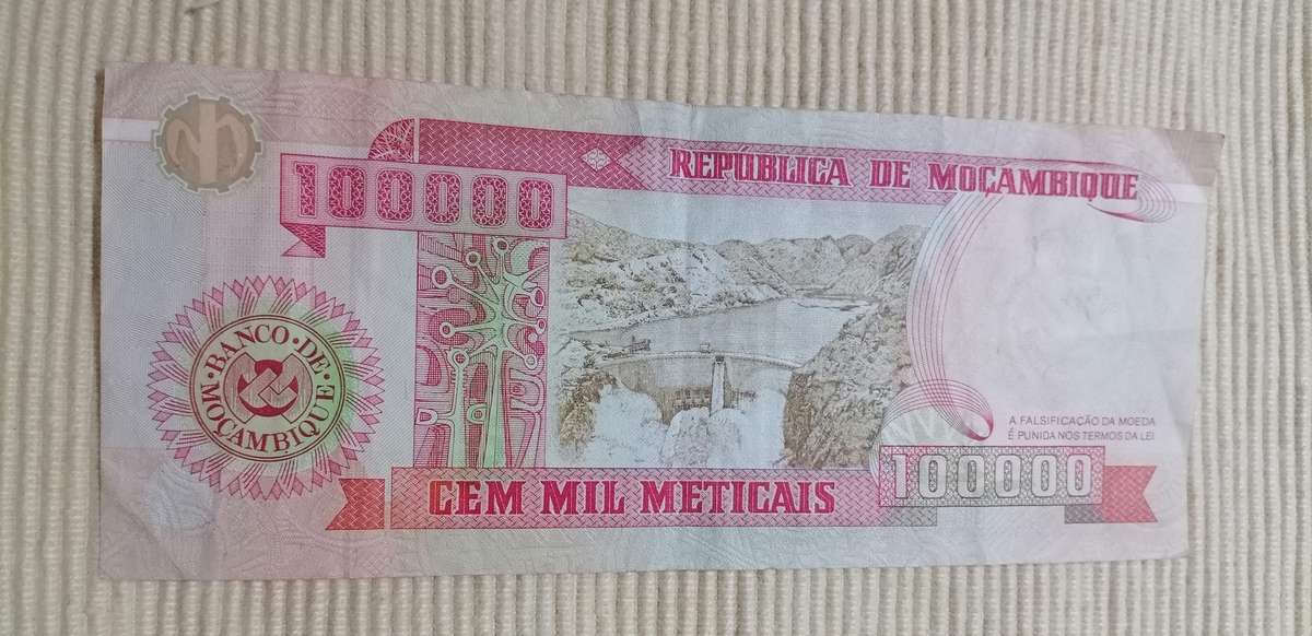 Mozambique Meticais 1990's