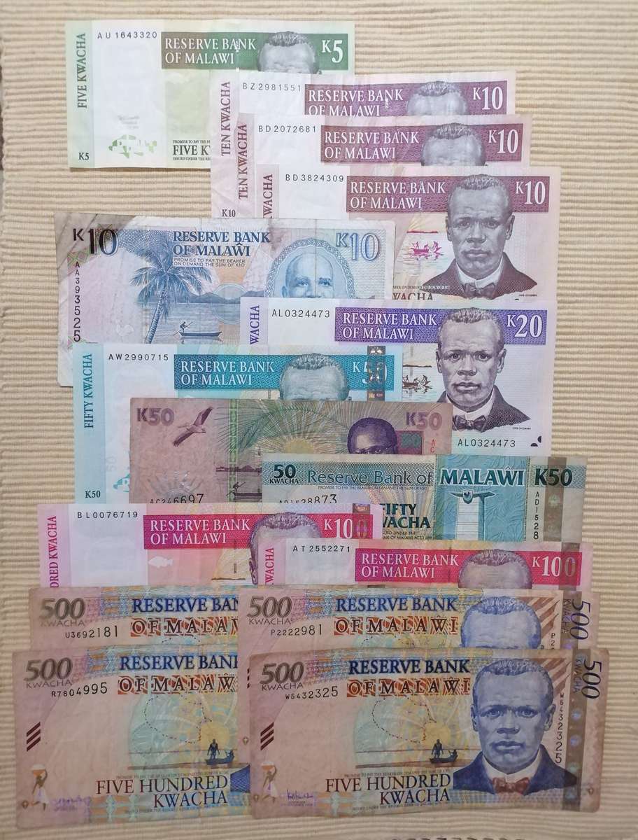 Malawi Kwachas - Bank notes
