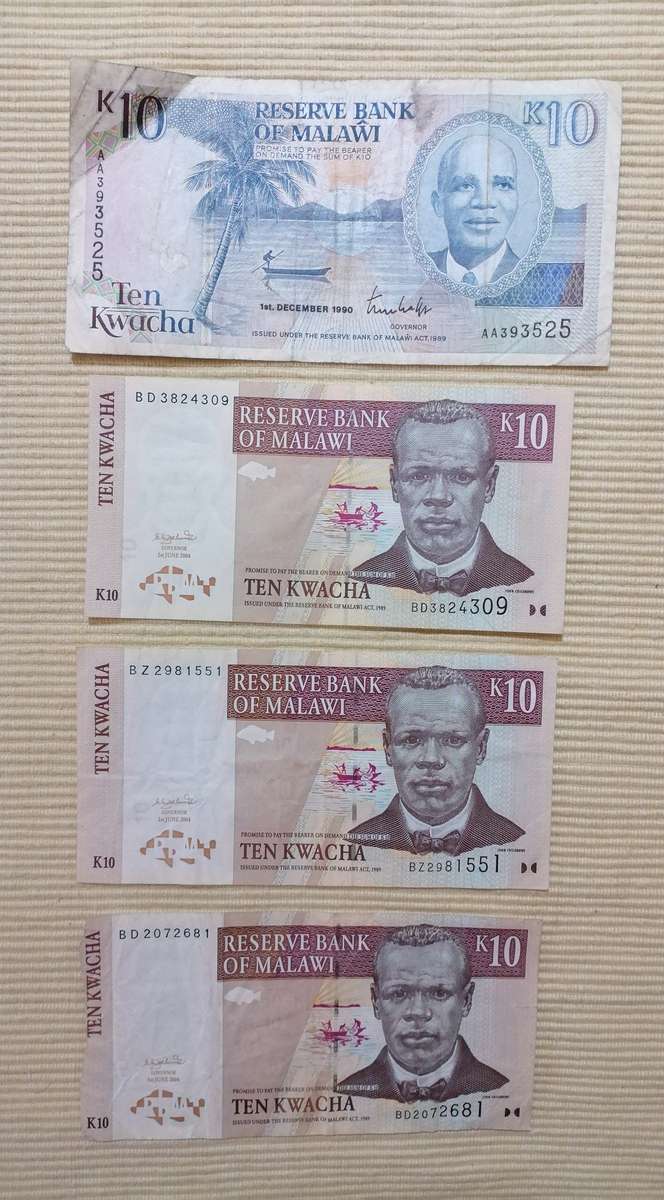 Malawi Kwachas - Bank notes
