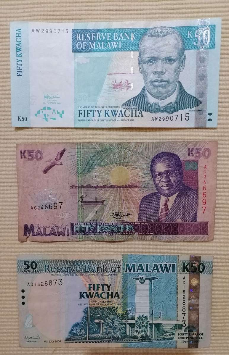 Malawi Kwachas - Bank notes