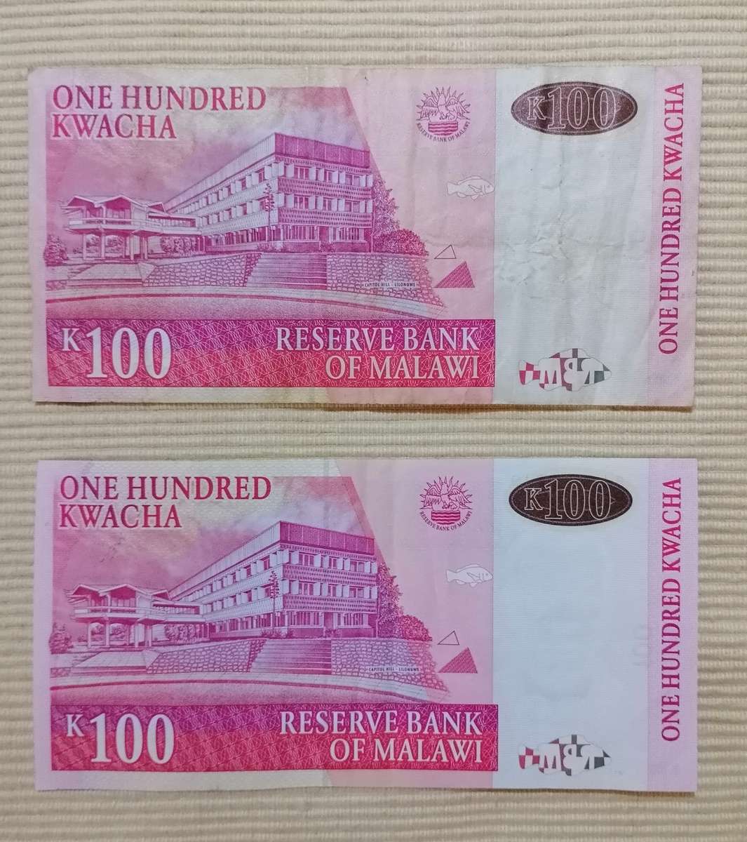 Malawi Kwachas - Bank notes