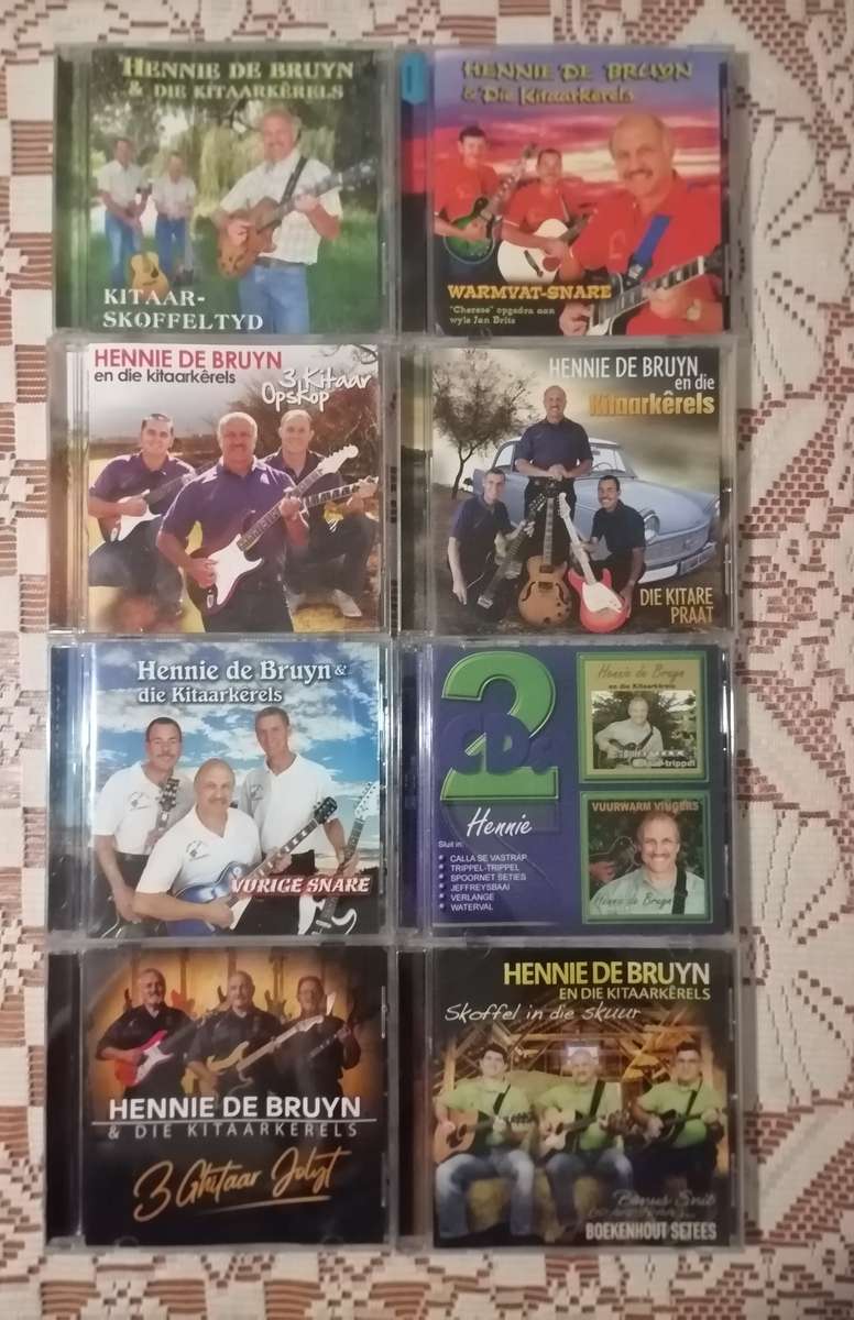 Hennie de Bruyn & die Kitaarkerels - CD's x 8
