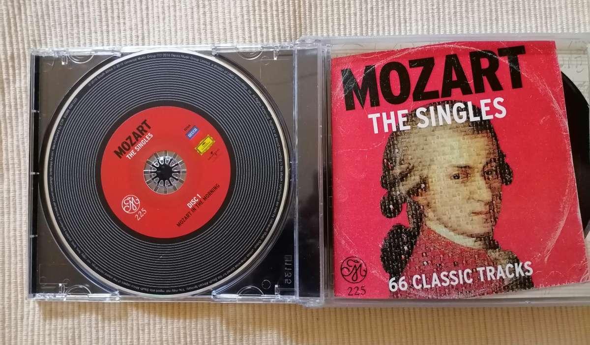Mozart The Singles CD x 3 Discs