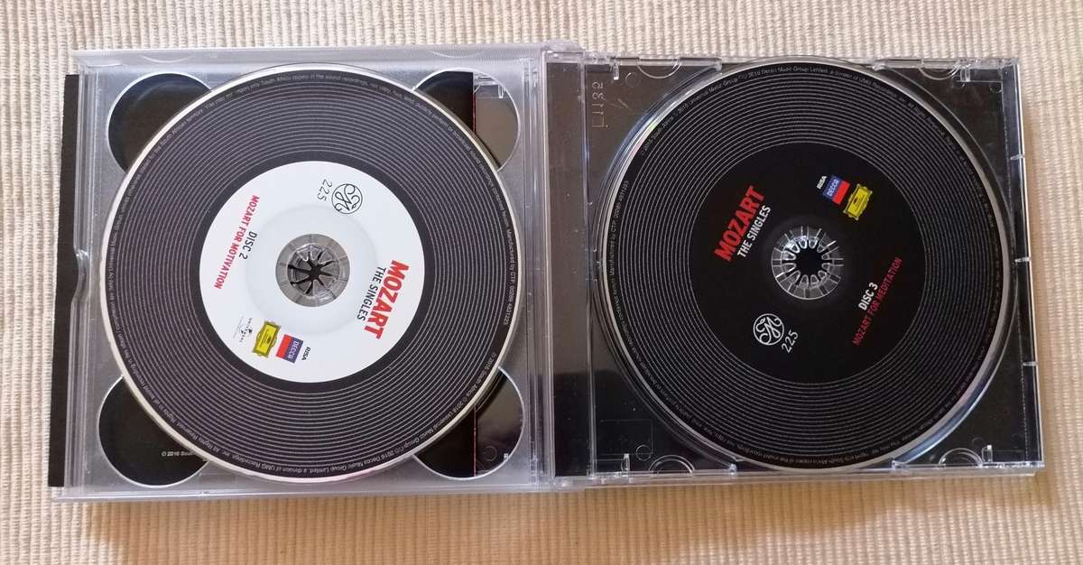 Mozart The Singles CD x 3 Discs