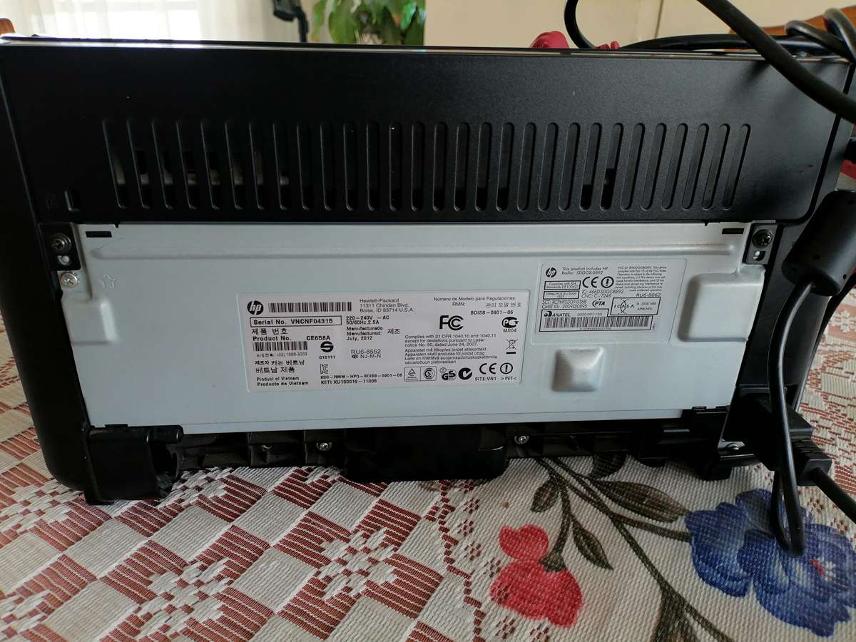 HP LaserJet Printer P1102w