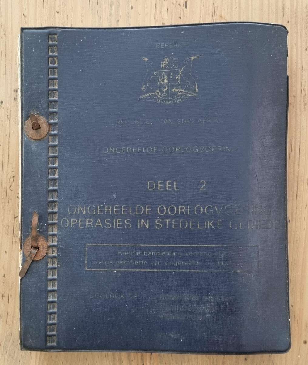 Republic van Suid Africa Ongereelde Oorlogvoering Deel 2