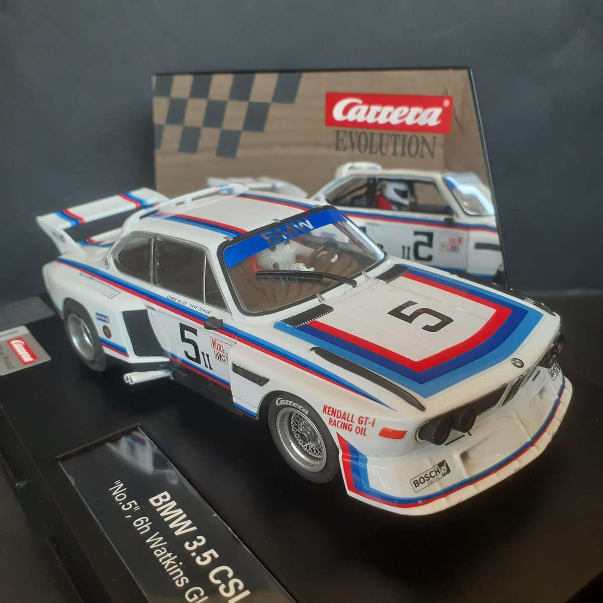 Carrera Evolution 27611 BMW 3.5 CSL No.5 6hour Watkins Glen 1979 Boxed