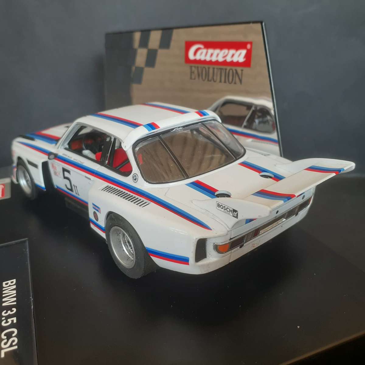 Carrera Evolution 27611 BMW 3.5 CSL No.5 6hour Watkins Glen 1979 Boxed