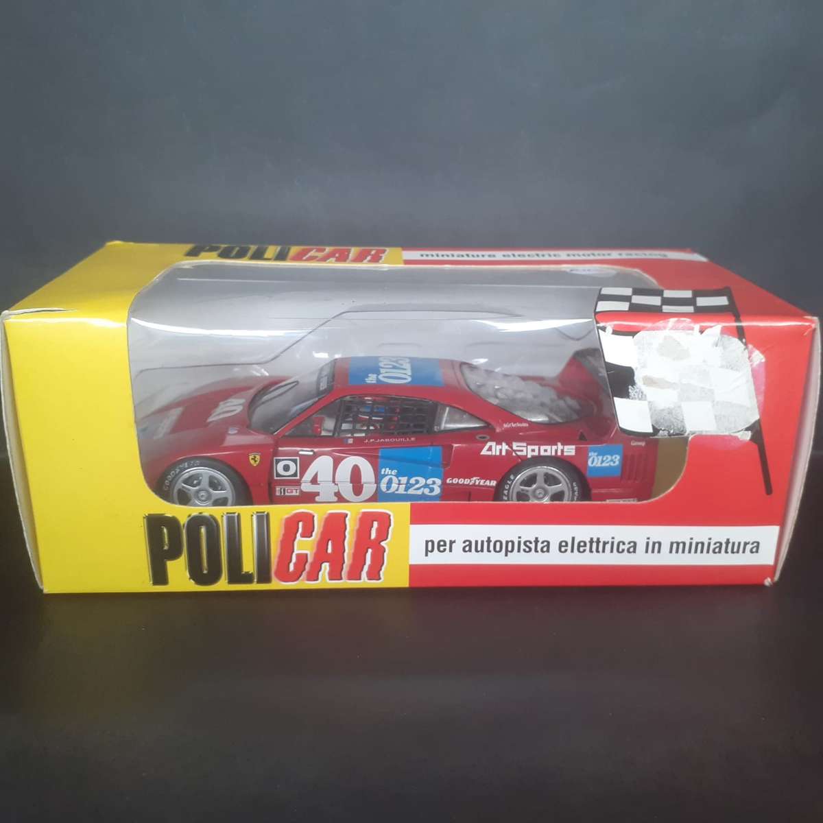 Policar CAR03a Ferrari F40 IMSA GTO Road America 1990 Boxed
