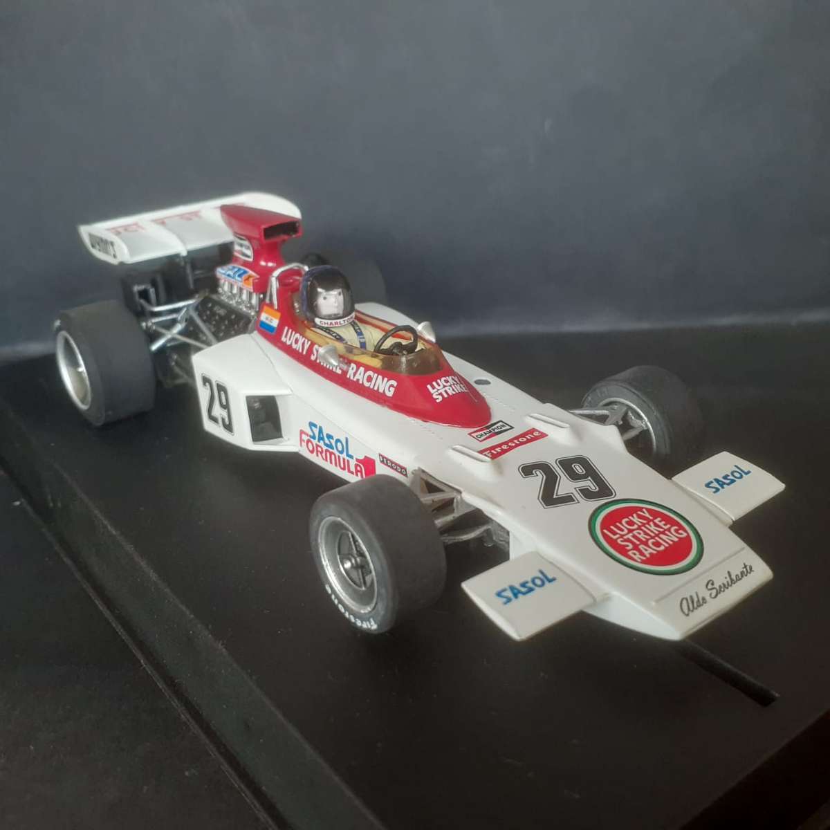 Policar CAR02e Lotus 72 Brands Hatch GP 1972 Dave Charlton Boxed