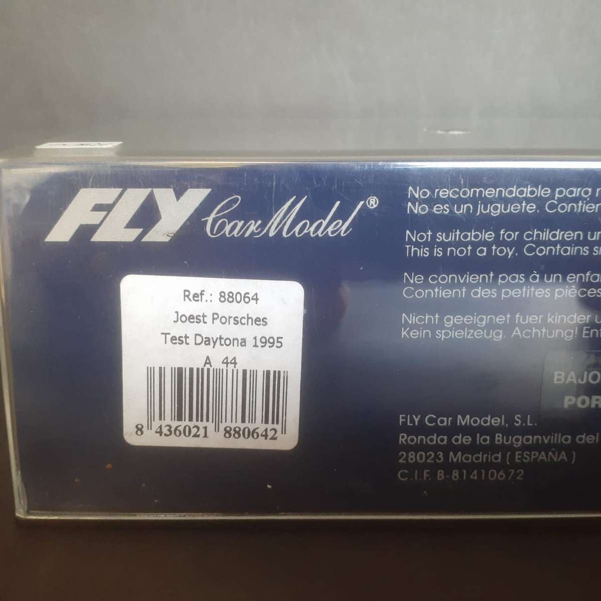 Fly A44 Joest Porsche Test Daytona 1995 Mario Andretti Mint Boxed