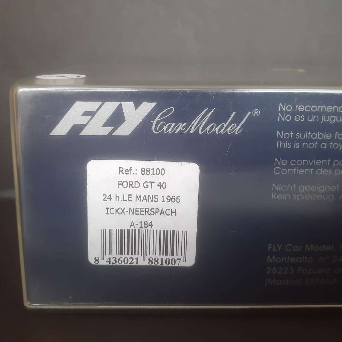 Fly A184 Ford GT40 Le Mans 1966 Boxed