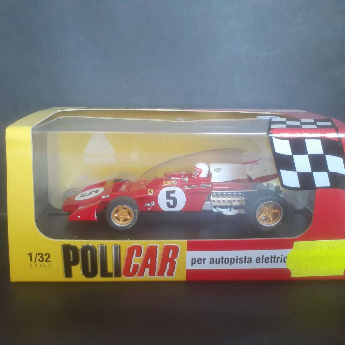 Policar CAR05b Ferrari 312B2 Silverstone 1971 Clay Regazzoni Boxed