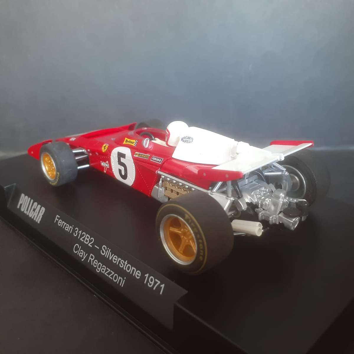Policar CAR05b Ferrari 312B2 Silverstone 1971 Clay Regazzoni Boxed