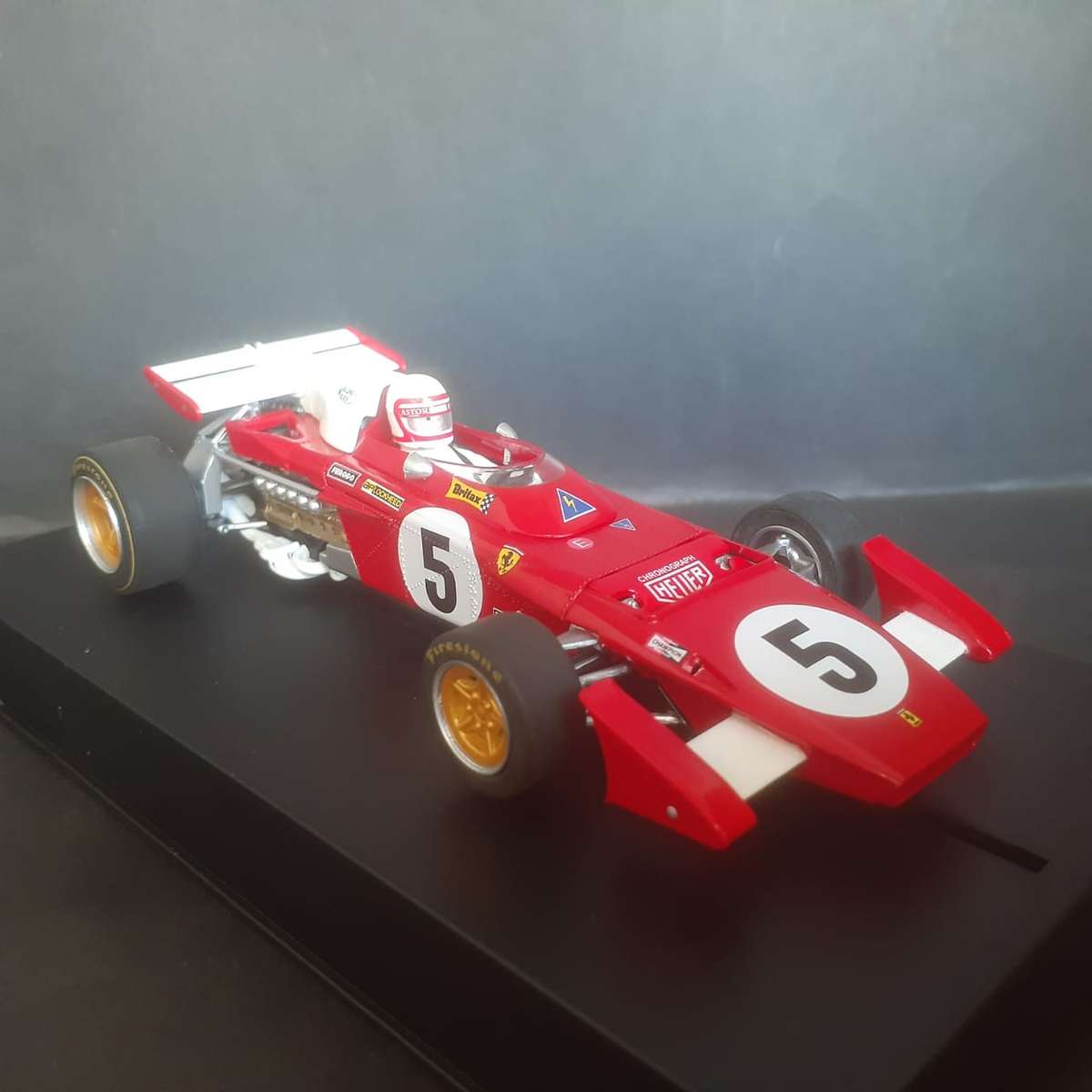 Policar CAR05b Ferrari 312B2 Silverstone 1971 Clay Regazzoni Boxed