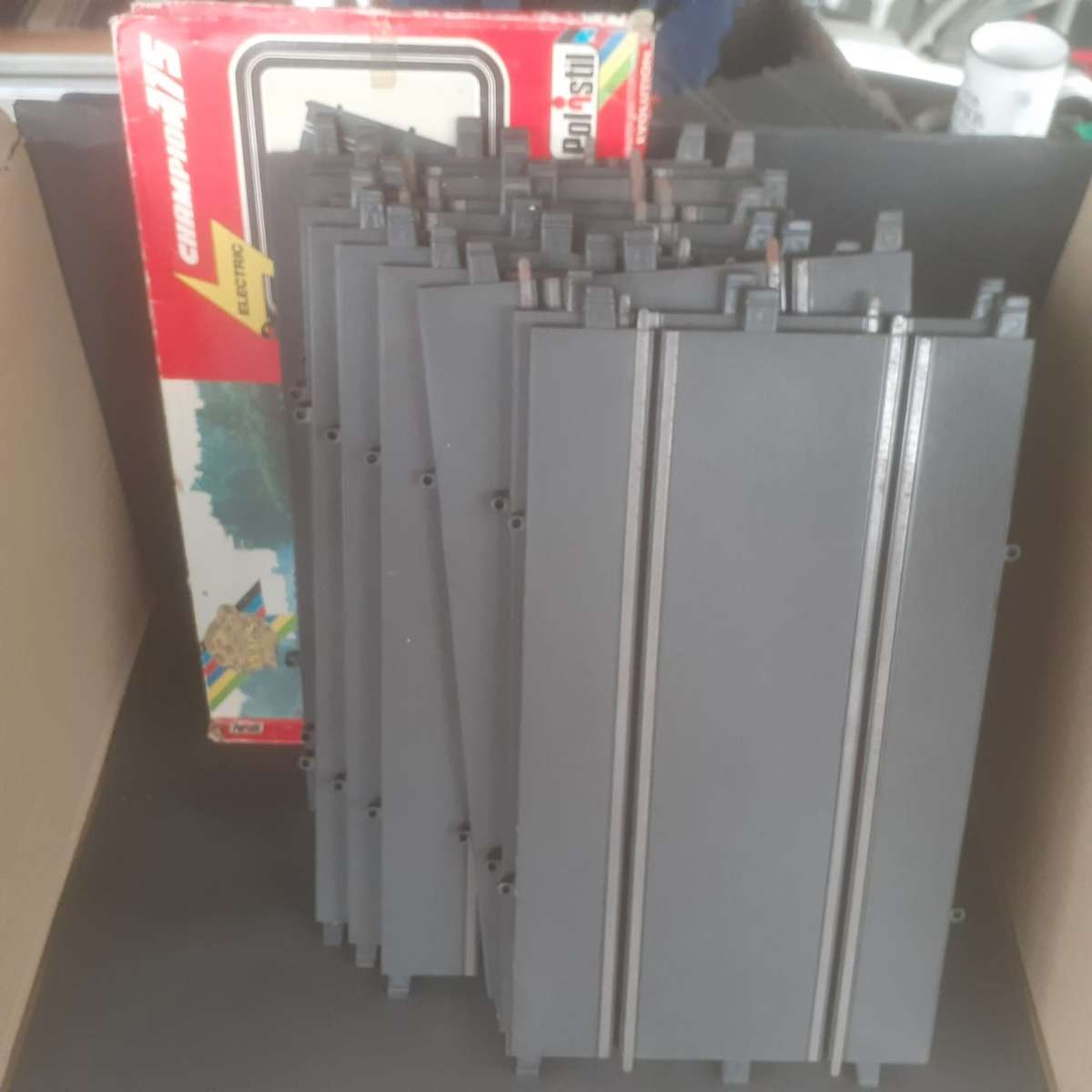 One Lot of Polistil Track and Accessories