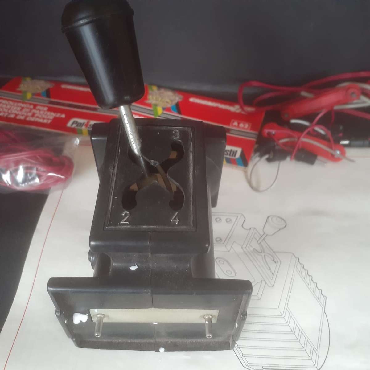 One Lot of Polistil Track and Accessories