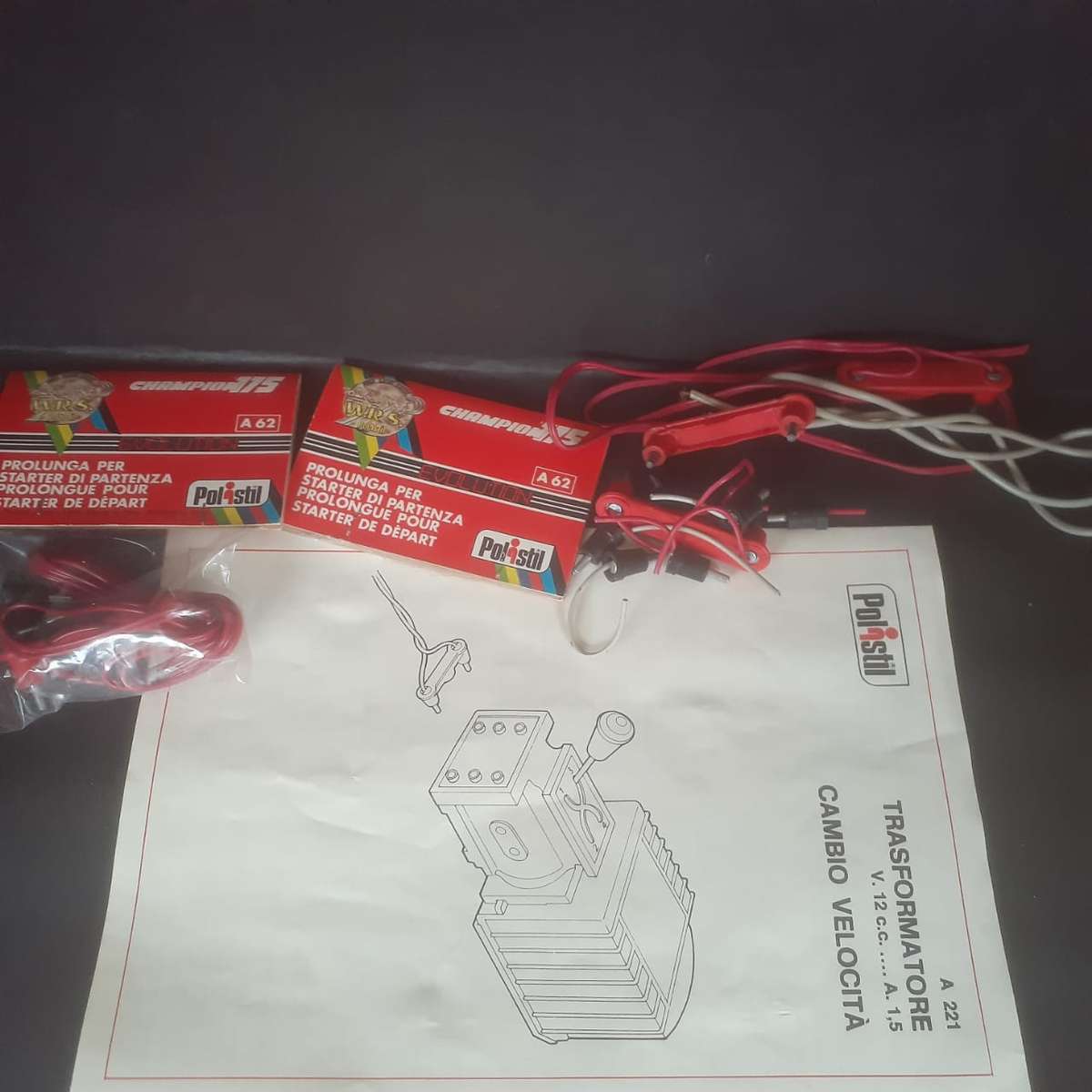 One Lot of Polistil Track and Accessories