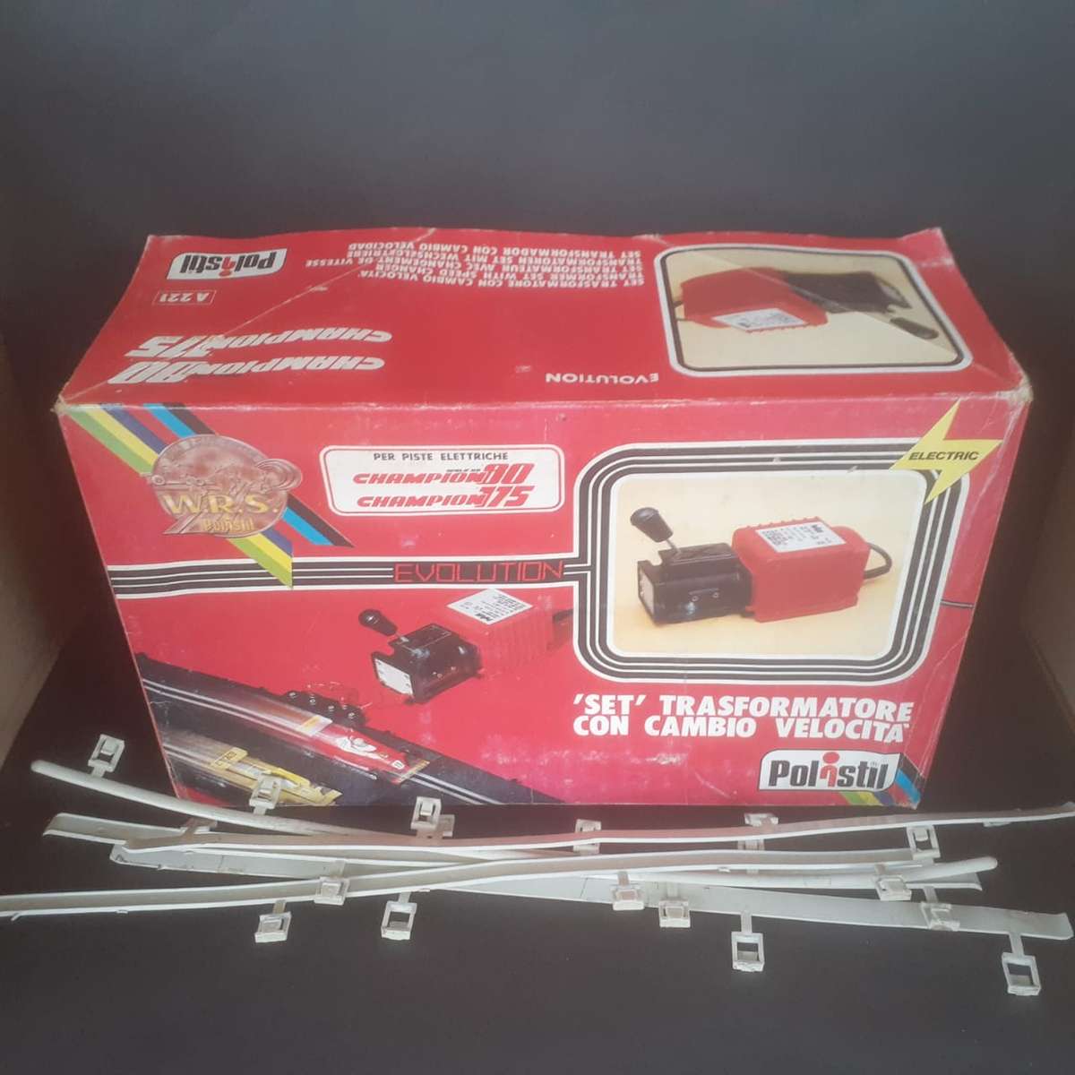 One Lot of Polistil Track and Accessories